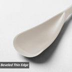 Cooking Spoon for Nonstick Cookwares, VOVOLY Silicone Spoon for Mixing, Scoop, and Scrape,Seamless Design, 12.6'', 2 Pack, Khaki