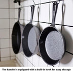 4 Inch Mini Cast Iron Skillet With Handle Hanging Hole Uncoated Oven Safe Small Pan Cookware Casserole Dish For Kitchen Indoor Outdoor Picnic (4×4×1 inch)