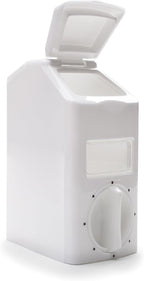 KitchenArt Spice Rack, Select-A-Spice Auto-Measure Rotating Spice Rack, White, 12 Compartments