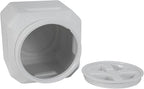 Vittles Vault Traditional Pet Food Storage Container For Dog Kibbles/Bird Seed/Oatmeal/Rice/Flour/Cereal, BPA Free Plastic, Sealed Airtight For Cat Food, Up To 30 lb, Made in USA, With Scoop, Gray