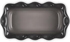Le Creuset Stoneware Heritage Fluted Loaf Pan, 9", Oyster