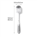 OXO Tot Bottle Brush with Nipple Cleaner, Gray