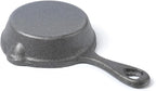 HAWOK Cast Iron Mini Skillet DIA.2.8 inch Round Black…