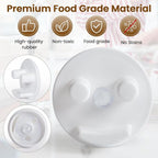 Sponge Holder, Sink Caddy w/Suction Cup Installation, Sponge Organizer for Kitchen/Bathroom Sink, Self Draining, Dishwasher Safe for Holding Smiley Sponges(Sponges Not Included), White(2-Pack)