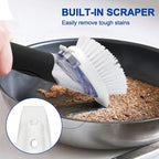 CELOX Dish Brush with Soap Dispenser, Heavy Duty Dish Brush for Cleaning Kitchen