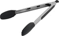 Farberware Silicone-Tipped Locking Kitchen Tongs – Heat Resistant, Nonstick Safe, Ergonomic Handle, Scalloped Tips, Durable and Dishwasher Safe, 12 Inch