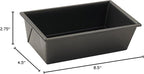Winco Non-Stick Loaf Pan, 1 Pound, Aluminized Steel, 1, Black