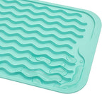 MicoYang Silicone Dish Drying Mat for Multiple Usage,Easy clean,Eco-friendly,Heat-resistant Silicone Mat for Kitchen Counter,Sink,Bar,Bottle,or Cup Mint M 17 inches x 6 inches