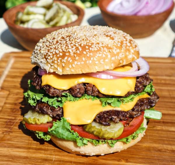 Cuisinart Smash Burger Kit,Cast Iron Press,Spatula,Seasoning Shaker and Patty Papers for Perfect Cookouts,Barbecues and Tailgates,(Pack of 6)
