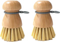 Dish Brush with Durable Bristles for Non Scratch Cleaning, Easy Grip Handle for Fast Grease Removal on Dishes Pots Pans and Sink – Dish Cleaning Brush, Dish Scrub Brush, Kitchen Dish Brush