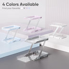 3 Pack Bathroom Organizers and Storage - Multi-Purpose,2-Tier Clear Pull Out Organization for Bathroom,Under Sink,Kitchen,Vanity,Countertop,Cabinet,Pantry & Medicine Cabinet,Pink