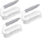 SetSail Scrub Brush, Heavy-Duty Scrub Brushes for Cleaning with Stiff Bristles Cleaning Brush for Shower, Bathroom, Carpet, Kitchen and Bathtub Scrubber - 3 Pack