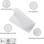 MicoYang Silicone Dish Drying Mat for Multiple Usage,Easy clean,Eco-friendly,Heat-resistant Silicone Mat for Kitchen Counter or Sink,Refrigerator or Drawer liner Translucent M 12 inches x 12 inches
