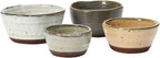 Stoneware Bowls with Reactive Glaze Finish, Set of 4