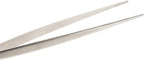 Mercer Culinary 18-8 Stainless Steel Chef Plating Tongs Straight Tip, 9-3/8 Inch