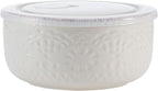 Pfaltzgraff Chateau Storage Bowls, 6 inch, Cream