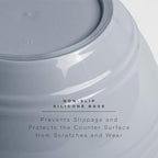 BINO | Mixing Bowl Set with Lids | Versatile Plastic Bowls for Kitchen Mixing, Serving, and Storage - 4-Piece Mixing Bowl Set in Various Sizes | Space-Saving Nesting Design | Dishwasher Safe