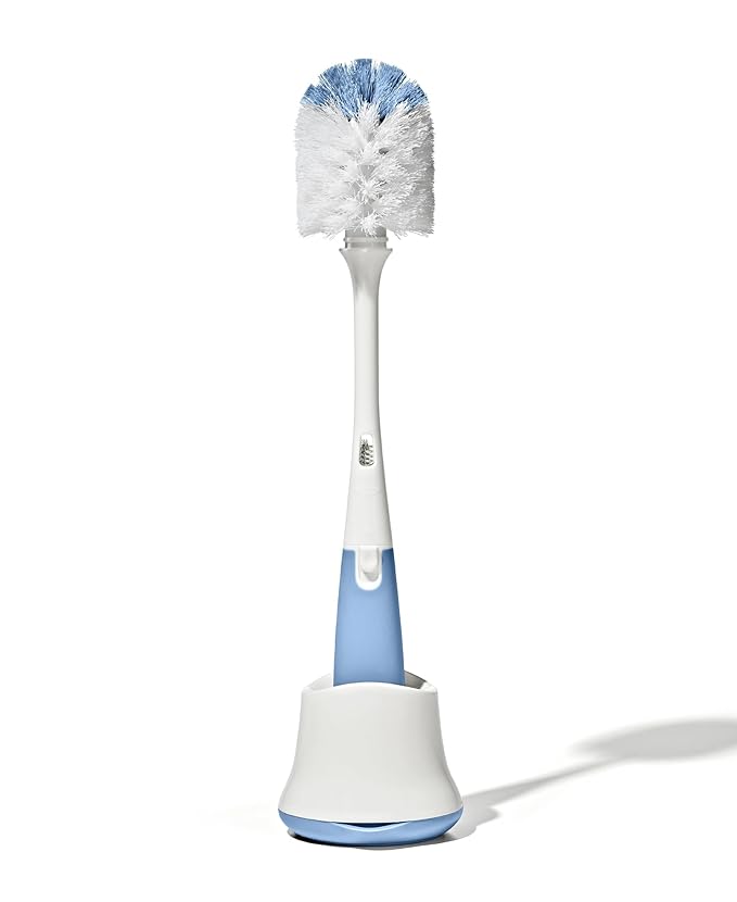 OXO Tot Bottle Brush with Stand, Baby Bottle Brush