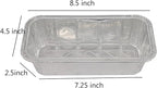 Loaf Pans [50 Pack] 2Lb Heavy Duty Disposable Aluminum Foil Premium Bread Tins Standard Size - 8.5" X 4.5" X 2.5" Perfect for Homemade Cakes & Breads