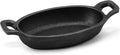Uiifan 1 Piece Mini Cast Iron Skillet Set, Individual Serving Oven & Stovetop Pans for Baking, Roasting, Grilling & Appetizers for Parties, Restaurants & Home Kitchens