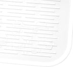 MicoYang Silicone Dish Drying Mat for Multiple Usage,Easy clean,Eco-friendly,Heat-resistant Silicone Mat for Kitchen Counter or Sink,Refrigerator or Drawer Liner White 5XL 36inches x 18inches