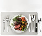 48-Piece Silverware Set with Steak Knives, Stainless Steel Flatware Set for 8, Food Grade Tableware Cutlery Set Rust-proof, Mirror Polished, Dishwasher Safe