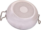 Satre Online and Marketing Aluminium Kadai Size No-12, Kadhai Frying Pan,Thickness 4 mm -Color-Silver