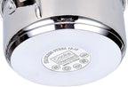 Cooks Standard Kitchen Cookware Sets Stainless Steel, Professional Pots and Pans Include Saucepan, Sauté Pan, Stockpot with Lids, 8-Piece, Silver