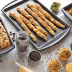 Wilton Platinum Premium Non-Stick 10 x 15 in Baking Sheet, Made without PFAs, Packaging May Vary