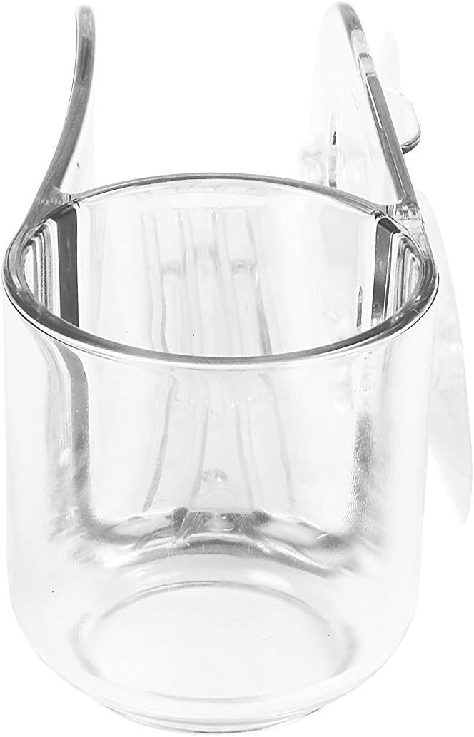 Spectrum Royo Clear Sponge and Brush Holder for Kitchen Sink with Dual Suction Cups, Sink Holder for Brush and Sponge, Kitchen Sponge and Brush Holder Frees Counter Space with Water Drain Design