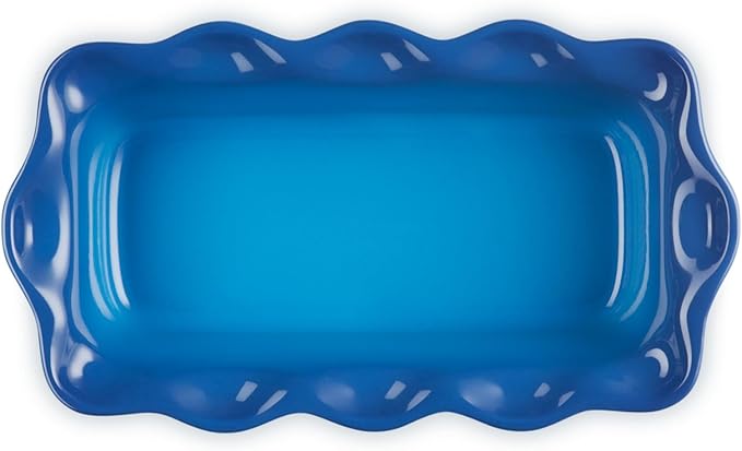 Le Creuset Stoneware Heritage Fluted Loaf Pan, 9", Marseille