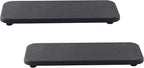 NiuYichee 2 Pcs Water Absorbing Stone Trays, Kitchen/Bathroom Sink Soap Dish, Diatomite Tray Used for Hand Soap & Cosmetic Bottles in the Modern Home, 4" W x 9" L, Dark Gray