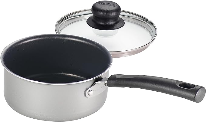Tramontina Primaware 15-Piece Non Stick Cookware Set with Lids and Utensils, Aluminum Nonstick Pots and Pans Kitchen Set (Silver)