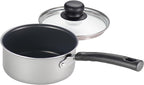 Tramontina Primaware 15-Piece Non Stick Cookware Set with Lids and Utensils, Aluminum Nonstick Pots and Pans Kitchen Set (Silver)