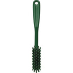 Vikan - Fine Dish Brush - Heavy-Duty, Narrow, Slip-Resistant Cleaning Brush, Polypropylene, Polyester Bristle, 11 Inch, Green, (42872)