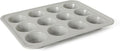 Calphalon Legacy 12 Cup Nonstick PFA Free Cupcake Muffin Pan - Taupe