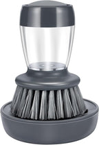 Soap Palm Brush Storage Set, 1 Piece Kitchen Brush with Bracket for Cleaning Pots, Pans and Sinks Scrub Brush Kitchen Scrub Brush