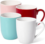 Urbanstrive 16 oz Large Coffee Mugs Set of 4 Ceramic Coffee Mug Multicolor Coffee Cups Tea Cups Idea Gift for Women Men House Warming Gifts New Home Office, Multicolor 4 Pack