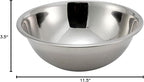 Winco 5 Quart Heavy-Duty Stainless Steel Mixing Bowl