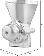 KitchenAid KGM All Metal Grain Mill Attachment,(Pack of 2)