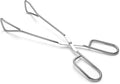 11" Heavy Duty Stainless Steel Kitchen Scissor Tongs with Comfortable Ergonomic Grip, Heat Resistant tongs for Cooking & BBQ