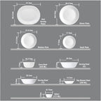 Corelle Livingware Winter Frost White 2qt Serving Bowl - 1 Bowl - 2 Quart - Chip Rsistant Glass