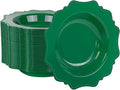 COLOSUS 60 Pack Green Plastic Bowls, 12 oz Disposable Soup Bowls, Premium Plastic Dinner Bowls,Heavy-duty Dessert Salad Bowl for Party, Wedding, Dinner, Christmas, Thanksgiving, and Catering