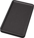 VERTORGAN Bamboo Serving Tray,9.8x5.9 Inch Decorative Trays Platter for Coffee Table,Living Room,Bar,Party,Mini Charcuterie Boards Cheese Board,Home Decor（Black）