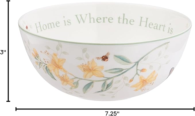 Lenox Butterfly Meadow "Home Is Where The Heart Is" Serving Bowl