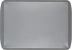 Farberware GoldenBake Nonstick Bakeware Cookie/Baking Sheet Pan Set, 2 Piece, Gray