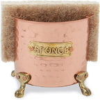 Mud Pie Kitchen Sponge Holder Caddy, Copper
