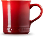 Le Creuset Stoneware Vancouver Mug, 14 oz., Cerise