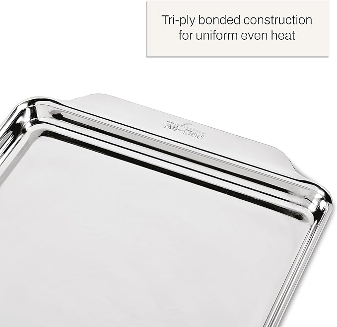 All-Clad Stainless Steel Bakeware, Half Sheet Pan, 11.5 x 17 inch