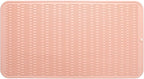 MicoYang Silicone Dish Drying Mat for Multiple Usage,Easy clean,Eco-friendly,Heat-resistant Silicone Mat for Kitchen Counter or Sink,Refrigerator or Drawer Liner Pink 4XL 32 inches x 18 inches